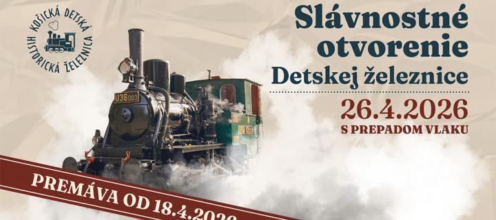Slávnostné otvorenie Detskej železnice 26.4.2026