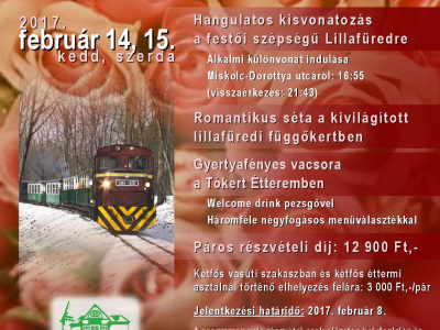 VLAK ZAĽÚBENÝCH DO LILLAFUREDU